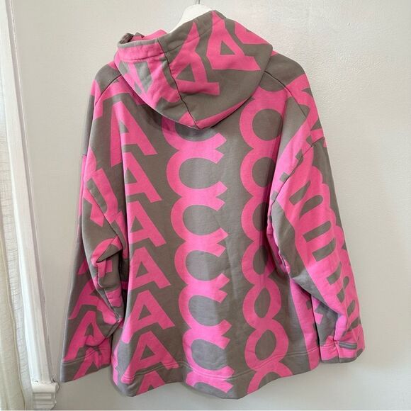 Marc Jacobs Monogram Hoodie Pink Taupe - Picture 5 of 9